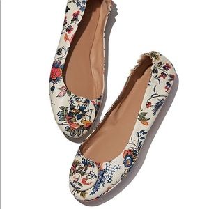 Tory Burch Minnie Travel Flats Floral